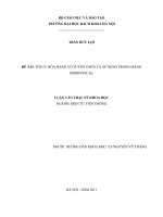 Một số giải pháp nâng cao năng lực cạnh tranh dich vụ điện thoại di động của tổng công ty viễn thông quân đội (nay là tập đoàn viễn thông quân đội) 