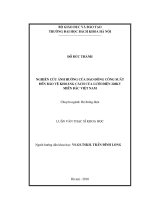 Nghiên cứu ảnh hưởng của dao động công suất đến bảo vệ khoảng cách của lưới điện 220KV miền bắc việt nam 
