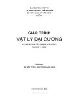 Giáo trình Vật lý đại cương Bùi Văn Thiện  Nguyễn Quang Đông