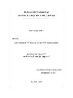 Quy hoạch và tối ưu vô tuyến mạng UMTS 