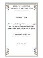 Phân tích và đề xuất các giải pháp nâng cao năng lực cạnh tranh dịch vụ thông tin di động của công ty VMS   vietnam mobile telecom services company 