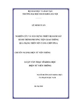 Nghiên cứu và xây dựng thiết bị giám sát hành trình phương tiện giao thông qua mạng trên nền tảng chíp FPGA 