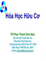 Hóa học hữu cơ bài giảng chi tiết + bài tập Phan Thanh Sơn Nam