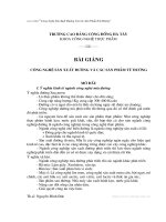 Công Nghệ Sản Xuất Đường Và Các Sản Phẩm Từ Đường ThS Nguyễn Đình Đức