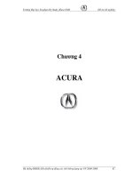 Hệ thống điều hòa không khí trên các dòng xe ACURA