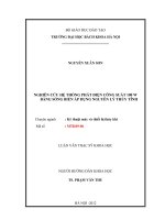 Nghiên cứu hệ thống phát điện công suất 100 w bằng sóng biển áp dụng nguyên lý thủy tĩnh 