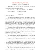 Hoạch định chiến lược cho công ty cổ phần phát triển công viên cây xanh và đô thị vũng tàu đến năm 2015 