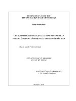 Chế tạo màng zno pha tạp al, ga bằng phương pháp phún xạ ứng dụng làm điện cực trong suốt dẫn điện 