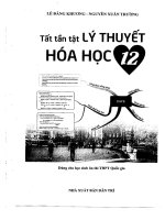 Tất tần tật lý thuyết hóa học 12