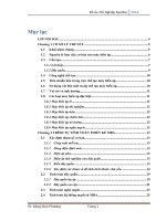 Xây dựng phần mềm tính toán thiết kế máy biến áp