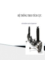 slide về HỆ THỐNG TREO TÍCH CỰC trên ô tô