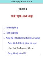 Chuong 5 Thiet bi trao doi nhiet