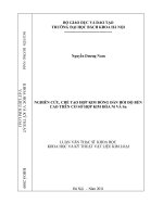 Nghiên cứu, chế tạo hợp kim đồng đàn hồi độ bền cao trên cơ sở hợp kim hóa ni và sn 