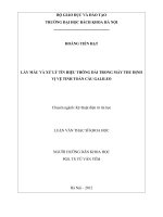 Một số giải pháp hoàn thiện công tác quản lý chất lượng xăng dầu tại trung tâm hóa nghiệm xăng dầu quân đội 