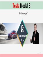 slide giới thiệu về xe điện tesla model S