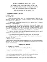 ĐỀ CƯƠNG ôn tập môn TIẾNG ANH (THI TUYỂN VIÊN CHỨC NGÀNH GIÁO dục) 