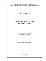 Định vị dựa trên thông tin hình ảnh( vision based localization) 