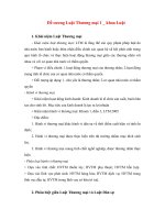 Đề cương luật thương mại 1