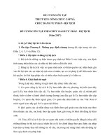 Tài liệu ôn thi công chức xã (phường) năm 2017   ngành hộ tịch, tư pháp 