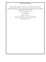 HIỆN TRẠNG Ô NHIỄM VÀ CÔNG TÁC THU GOM CHẤT THẢI RẮN.  PHƯƠNG PHÁP PHÂN LOẠI CHẤT THẢI RẮN TẠI NGUỒN TẠI XÃ HỮU BẰNG, HUYỆN THẠCH THẤT, HÀ NỘI