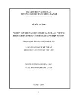 Nghiên cứu chế tạo hệ vật liệu cu tic bằng phương pháp nghiền cơ học và thiêu kết xung điện plasma  