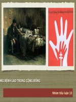 PHÒNG BỆNH LAO TRONG CỘNG ĐỒNG