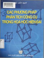 Các phương pháp phân tích công cụ trong hóa học hiện đại