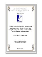 Nghiên cứu chế tạo bê tông chịu lửa cách nhiệt nhẹ trên cơ sở sử dụng liên kết xi măng pooc lăng với cốt liệu gầy từ nguồn nguyên liệu phế thải công nghiệp  tro bay nhiệt điện phả  