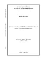 Nghiên cứu ứng dụng kỹ thuật CADCAM trong thiết kế chế tạo khuôn mẫu chính xác sử dụng phần mềm CADMEISTE 