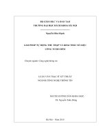 giải pháp tự động thu thập và khai thác số liệu công tơ đo đếm 