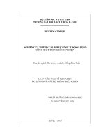Nghiên cứu thiết kế bộ điều chỉnh tự động hệ số công suất trong công nghiệp 