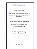 Phân tích và đề xuất một số giải pháp nhằm nâng cao năng lực cạnh tranh sản phẩm dịch vụ điện thoại cố định của công ty điện thoại hà nội 2 