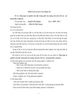 Tổng hợp và nghiên cứu đặc trưng phổ của màng cấu trúc bởi các sợi nano polyanilin composite 