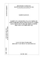 Nghiên cứu ảnh hưởng của các thông số công nghệ đến trạng thái ứng suất và biến dạng nhằm tối ưu hóa hệ thống lỗ hình trục cán thép liên tục 