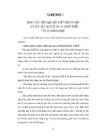 Nâng cao hiệu quả sản xuất kinh doanh  Cơ sở cho sự tồn tại và phát triển của doanh nghiệp