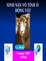 Bài 44 Sinh sản vô tính ở động vật