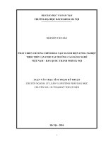 Phát triển chương trình đào tạo ngành điện công nghiệp theo tiếp cận CDIO tại trường cao đẳng nghề việt nam   hàn quốc thành phố hà nội 