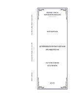 QUY TRÌNH KIỂM kê NGUỒN THẢI của một NGÀNH CÔNG NGHIỆP ở VIỆT NAM 