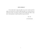 Nghiên cứu tối ưu hóa công nghệ ô xy hóa tiên tiên AOPs xử lý nước rỉ rác  