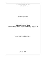 Chủ thể hộ gia đình trong hoạt động công chứng tại việt nam 