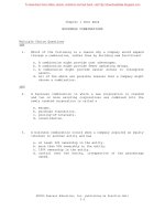 Test bank advanced accounting 10e by beams chapter 01 