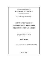 Phương pháp dạy học giáo trình hàn điện cơ bản theo hướng tiếp cận môđun 