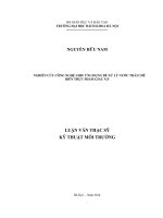 Nghiên cứu công nghệ USBF ứng dụng để xử lý nước thải chế biến biến thực phẩm giàu n, p 