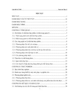 Nghiên cứu xác định chế độ công nghệ cho quá trình nhiệt phân than hóa 