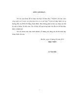 Nghiên cứu lựa chọn công nghệ xử lý nước rác phù hợp trên cơ sở mô hình  