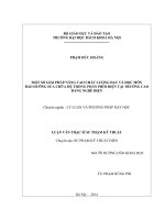 Một số giải pháp nâng cao chất lượng dạy và học môn “bảo dưỡng sửa chữa hệ thống phân phối điện” tại trường cao đẳng nghề điện 