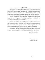 Đánh giá thực trạng và đề xuất giải pháp giảm thiểu ô nhiễm môi 