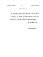 Đánh giá hiện trạng chất lượng nước sông tỉnh hưng yên và đề xuất các 