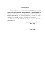 Đánh giá thực trạng môi trường tại các khu vực đóng quân của cảnh sát biển và đề xuất các giải pháp cải thiện  