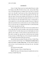 Đa dạng hoá sản phẩm nước ép trái cây tại Công ty Cổ phần Thăng Long